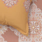 Carnival Jharokha Mauve King Bedsheet With 2 Pillow Cover Gift Set, 144Tc, 100% Cotton, Abstract, Maroon