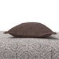 Carnival Syahi Brown King Bedsheet With 2 Pillow Cover Gift Set, 144Tc, 100% Cotton, Abstract, Brown