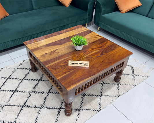 Sheesham Wood Coffee Table/ Centre Table-Kharad Design