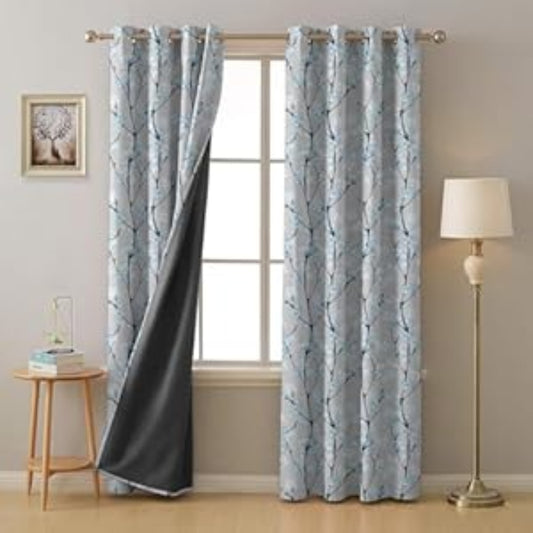 BHS interio Premium Customized Blackout Curtain with Lining for Doors & Windows