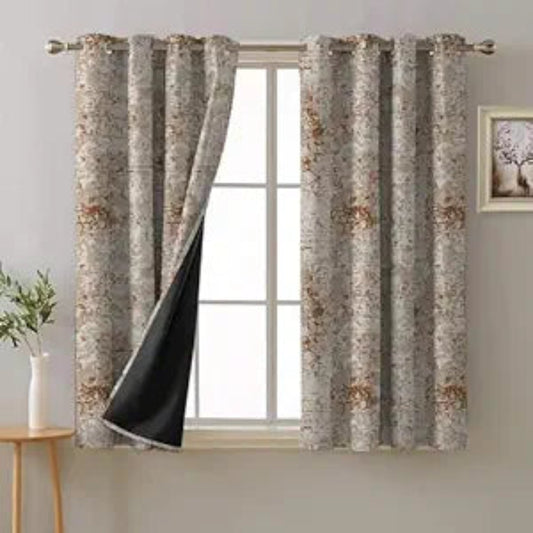 BHS interio Premium Customized Blackout Curtain with Lining for Doors & Windows