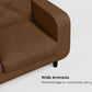 Zompy Sofa (Dark Brown)