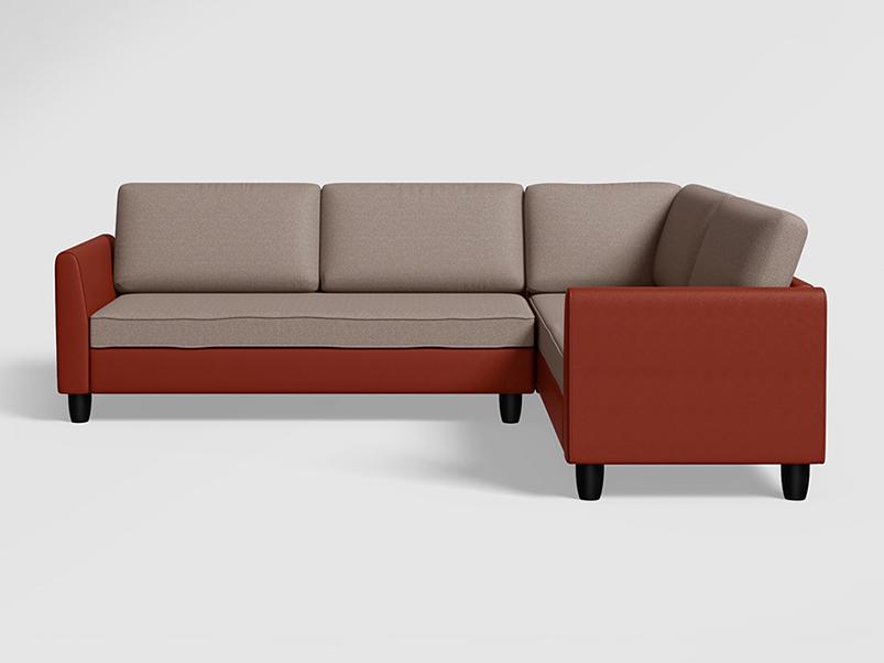 Plenta Sofa (Burgundy Grey)