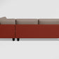 Plenta Sofa (Burgundy Grey)