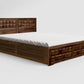 Tetris King Size Sheesham Wood Bed
