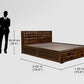 Tetris King Size Sheesham Wood Bed