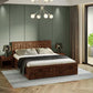 Tetris King Size Sheesham Wood Bed