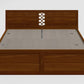 Orbic King Size Acacia Wood Bed