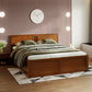 Orbic King Size Acacia Wood Bed