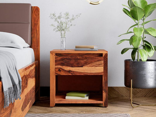 Utopia Sheesham Wood Bedside Table