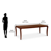 Nilkamal Steak 8 Seaters Dining Set (Brown)