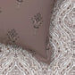 Carnival Syahi Brown King Bedsheet With 2 Pillow Cover Gift Set, 144Tc, 100% Cotton, Abstract, Brown