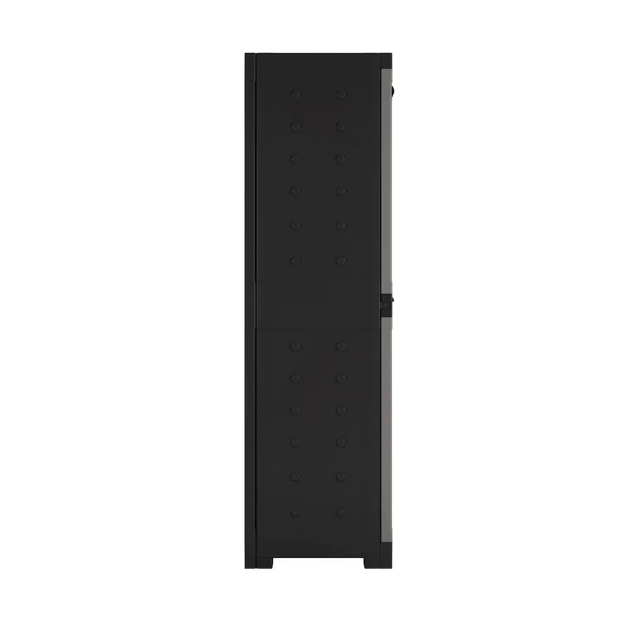 Nilkamal Freedom Large 18 (FMSC18) Shoe Rack Plastic Cabinet (Grey/Charcoal Grey)