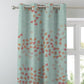 BHS interio Premium Customized Printed Blackout Curtain with Lining for Doors & Windows, Blue