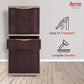 Supreme Fusion 02 MDR 01 Plastic Storage Cabinet ( Brown And Cream )