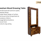 Sheesham Wood Dressing Table – Wooden Niwars Design