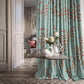 BHS interio Premium Customized Printed Blackout Curtain with Lining for Doors & Windows, Blue