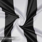BHS interio Premium Customized Printed Blackout Curtain with Lining for Doors & Windows, Black & White