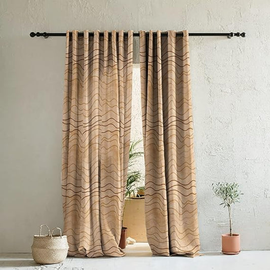 BHS interio Premium Customized Blackout Curtain with Lining for Doors & Windows