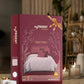 Aroma Strawberry King Bedsheet With 2 Pillow Cover Gift Set, 144Tc, 100% Cotton, Geometric, Maroon