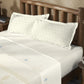 Sanskriti Pashmina Beige King Bedsheet With 2 Pillow Cover, 144Tc, 100% Cotton, Floral, Beige