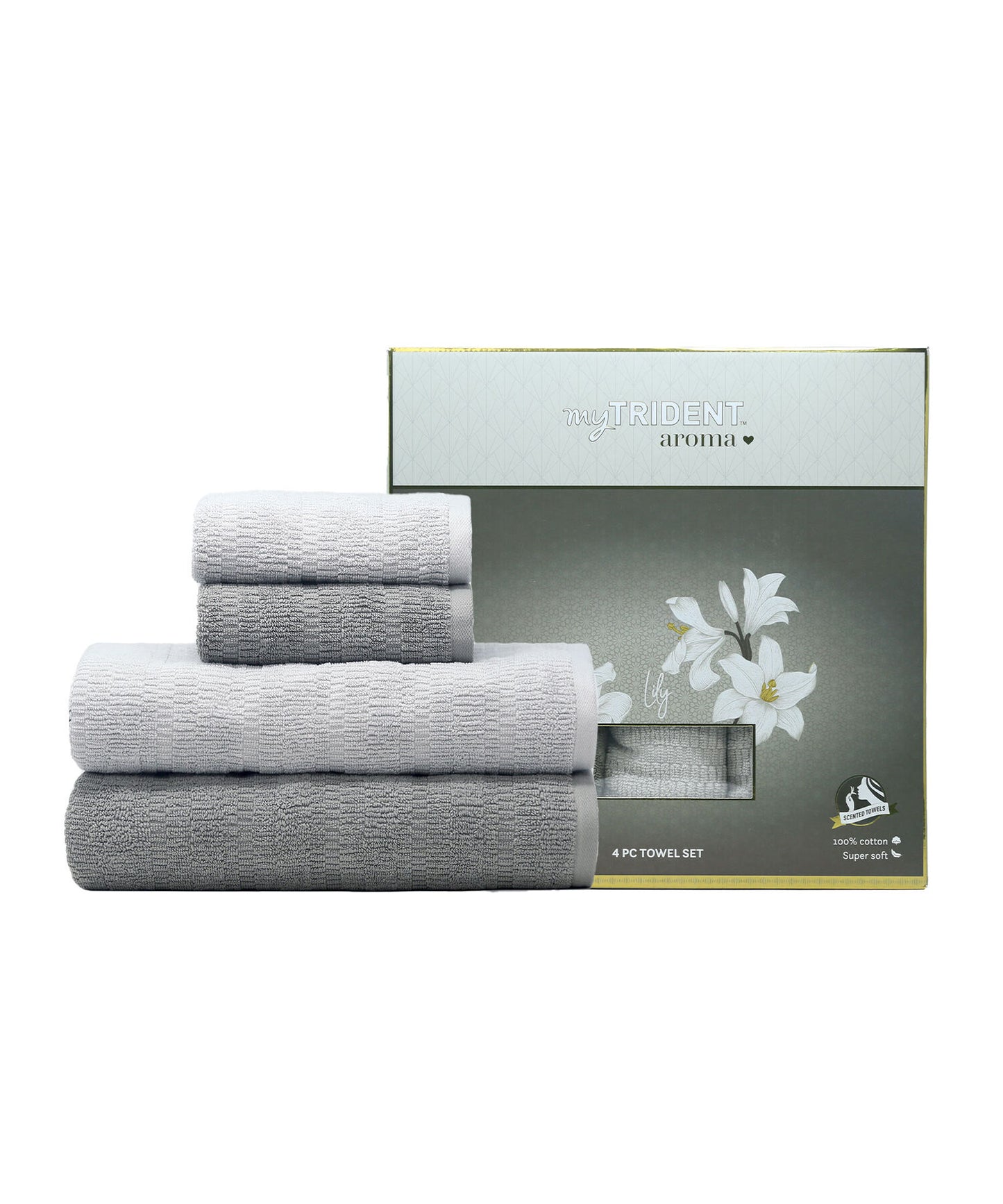 Trident Aroma Lily Bath Towel