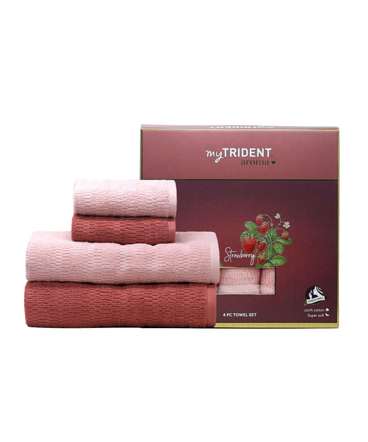 Trident Aroma Strawberry Bath Towel