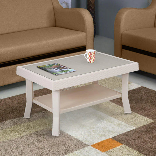Center Table 1 Cane & Glass