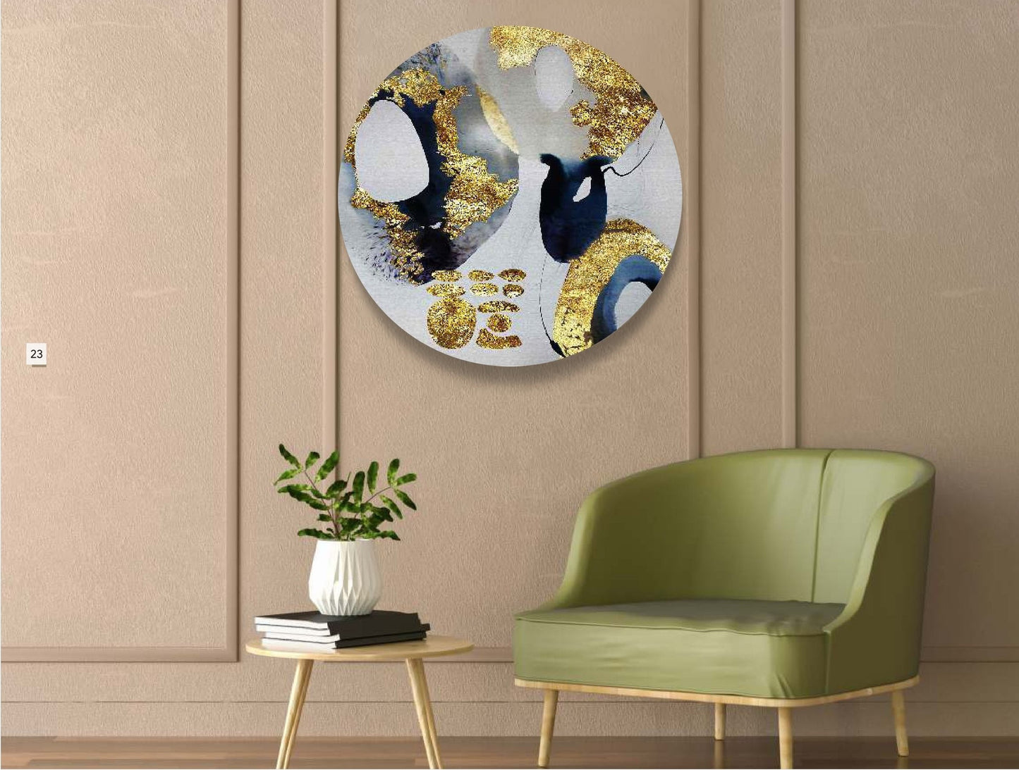 DC Wall Art Frame Circle MF 1133