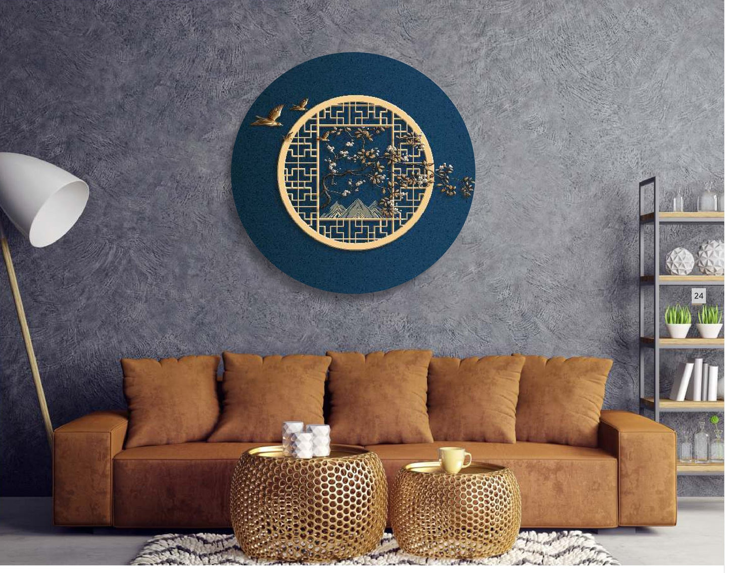 DC Wall Art Frame Circle MF 1134