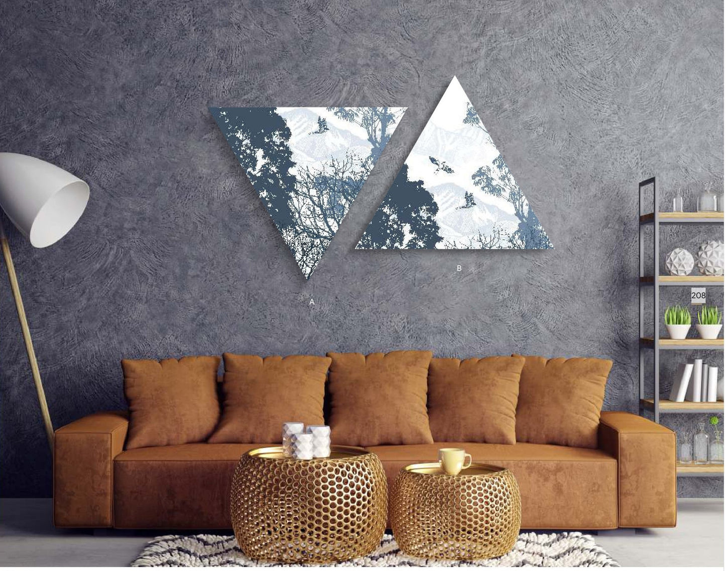 DC Wall Art Frame Triangle MF 1318