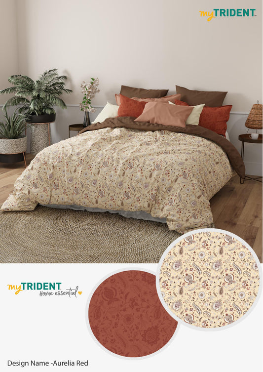 Trident King Size Bedsheet Collection-Home Essential  D 2