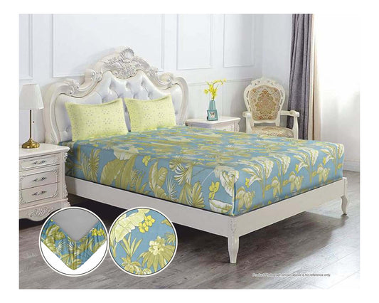 Lotus Double Fitted Bedsheet  Collection-Isabella D 3
