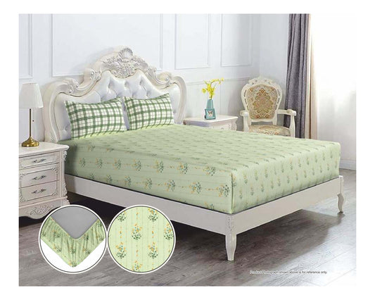 Lotus Double Fitted Bedsheet  Collection-Isabella D 1