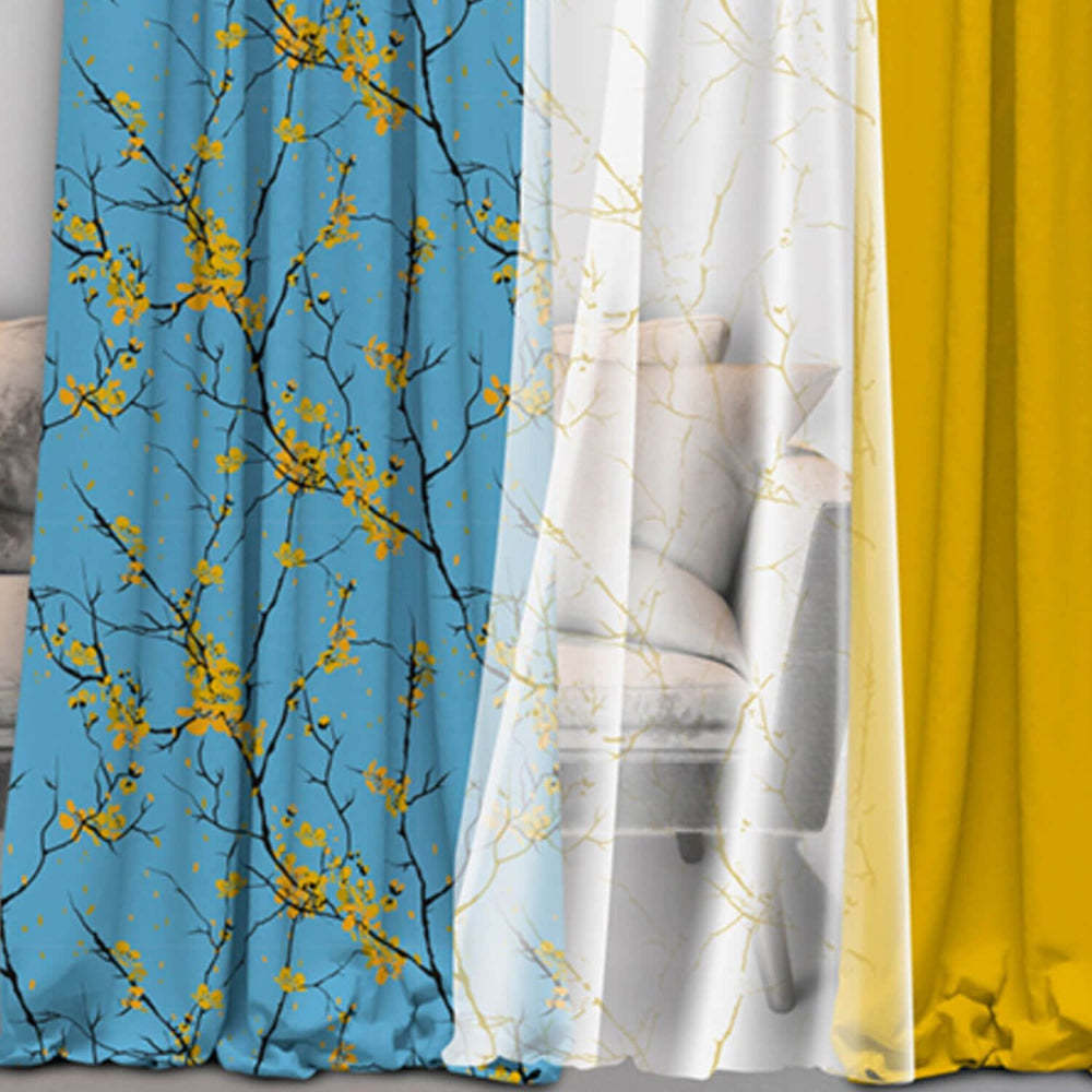 BHS interio Premium Customized Blackout Curtain with Lining for Doors & Windows