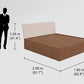 Flutes Morf King Size Bed