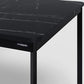 Franky and Kalyx 8 Seater Wooden Square Dining Set (Black)