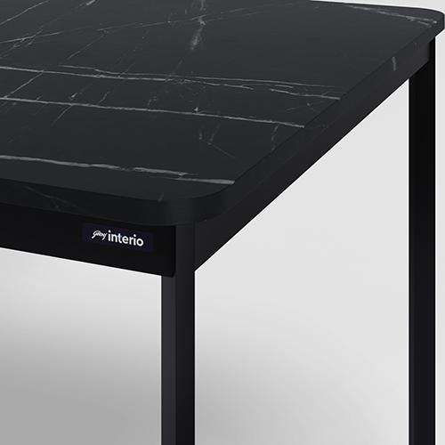 Franky and Kalyx 8 Seater Wooden Square Dining Set (Black)