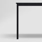 Franky and Kalyx 8 Seater Wooden Square Dining Set (Black)