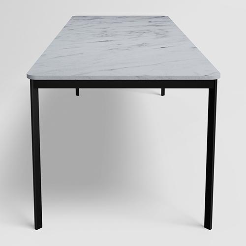 Franky and Kalyx 8 Seater Wooden Square Dining Set (White)