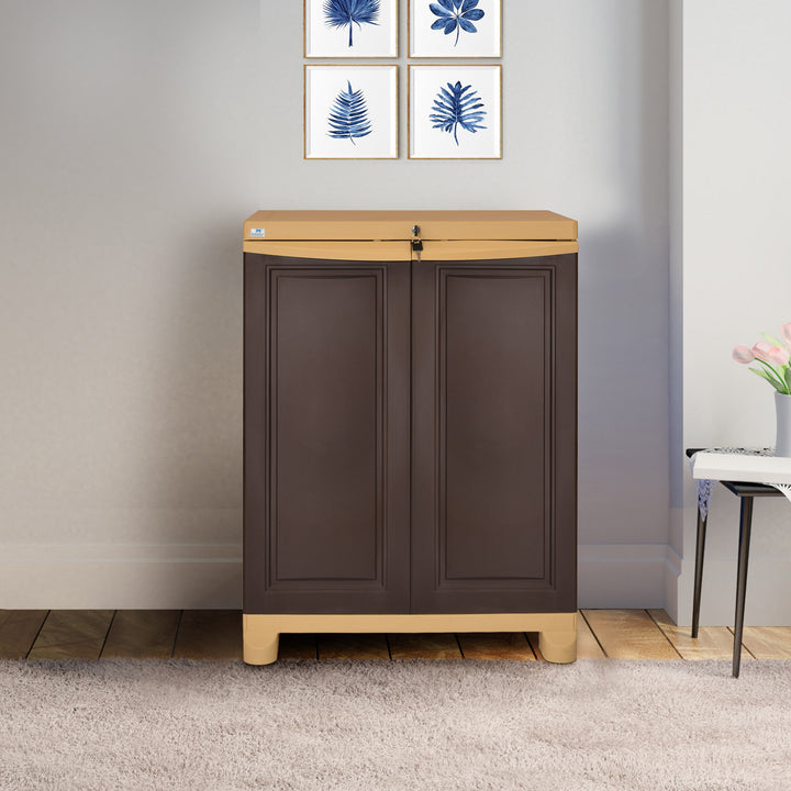 Nilkamal Freedom Small 1 ( Brown and Cream )