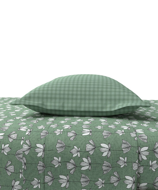 Trident King Size Bedsheet Collection-Aroma Green Apple