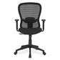 Nilkamal Alba Mid Back Office Chair (Black)
