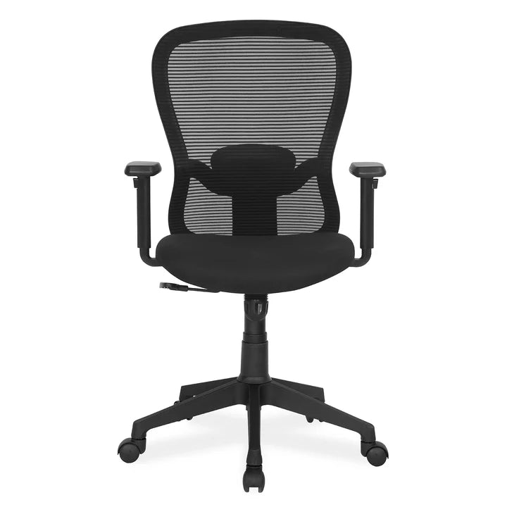 Nilkamal Alba Mid Back Office Chair (Black)