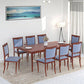 Nilkamal Steak 8 Seaters Dining Set (Brown)