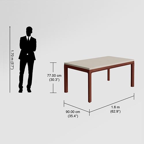 Terrene 6 Seater Dining Table Set