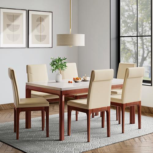 Terrene 6 Seater Dining Table Set