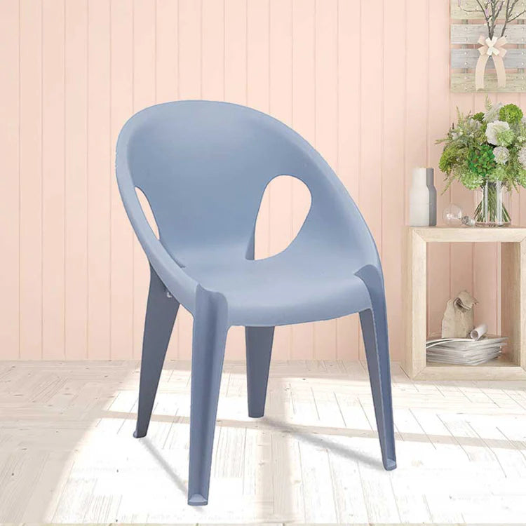 Supreme Tulip Blue Plastic Chair