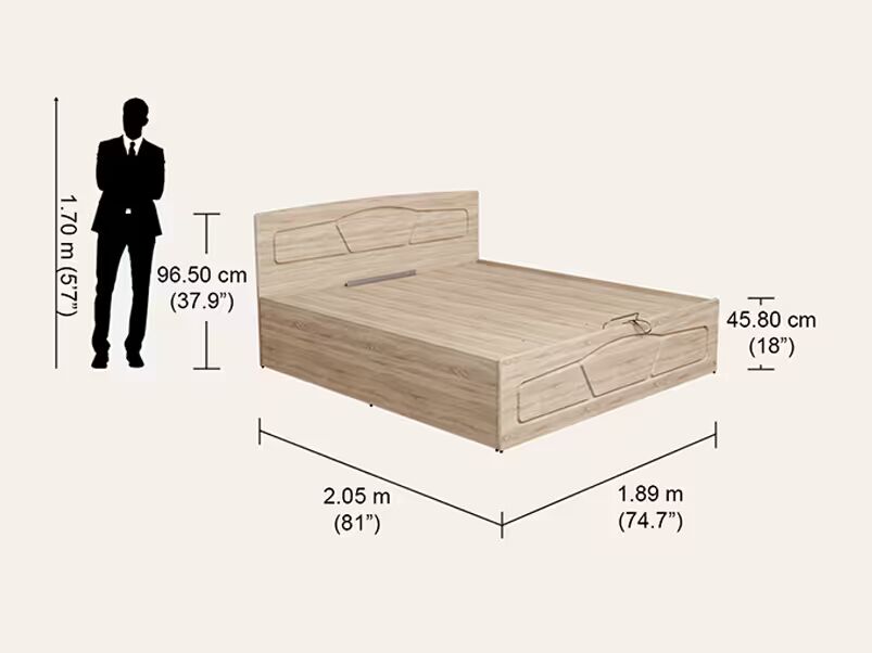 Upmods Eudora King Size Bed