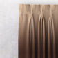BHS interio Premium Customized Plain Blackout Curtain with Lining for Doors & Windows, Brown